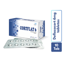 Cortflat 6 Tabletas Mg - Caja 10 UN, , large image number null